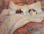 Henri de toulouse-lautrec the bed Sweden oil painting artist